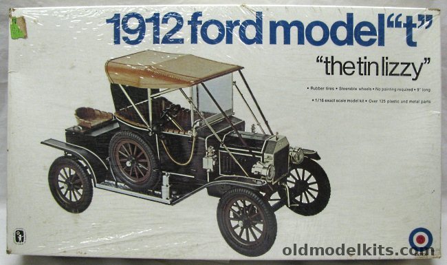 Entex 1/16 1912 Ford Model T The Tin Lizzy, 8469 plastic model kit